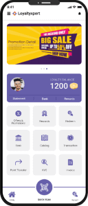 Loyalty program app dashboard - LoyaltyXpert